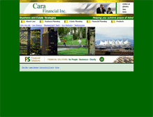 Tablet Screenshot of carafinancial.com